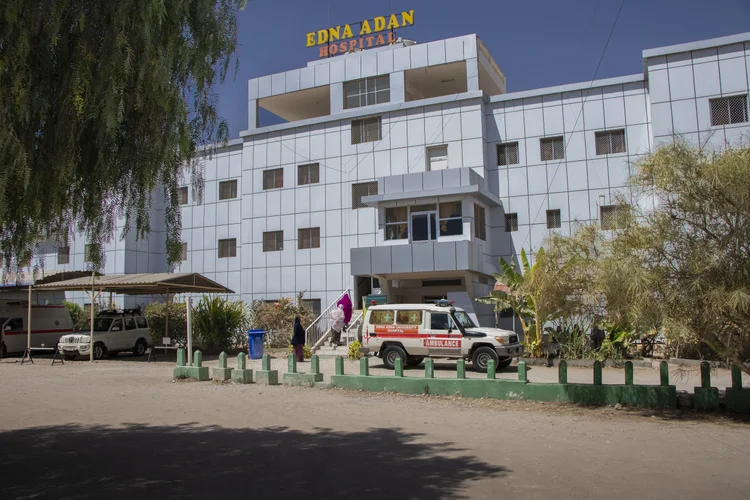 The Edna Adan University Hospital building
